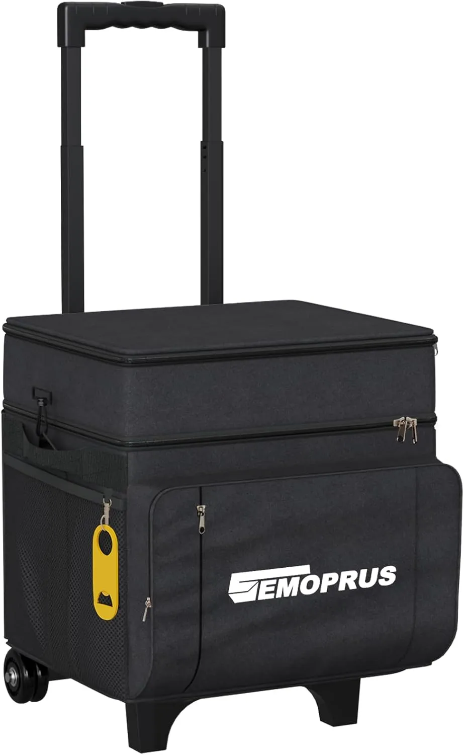 Cooler with Wheels and Handle, Portable Rolling Cooler, 50 Cans/29L Collapsible Cooler, Insulated Waterproof, Soft Cooler on Wheels for Beach, Camping, Traveling, Picnic, Outdoor Activities