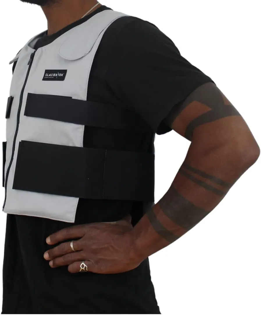 Cooling Vest for Men and Women with 8 Cooling Packs Plus Booster Set-Maintains 59ºF for up to 2.5 Hours