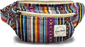Core Hemp Fanny Pack Waist Hip Bag Handmade From Pure Hemp (OM Boho)