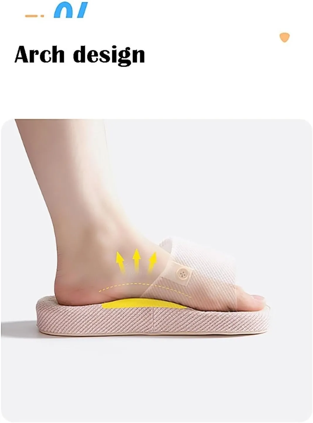 Cotton and Linen Shoes,Women House Slippers Mens Bedroom Indoor Shoes Fall Memory Foam Open-Toe Home Shoes Slid Flax Soft Non-Slip Shoes