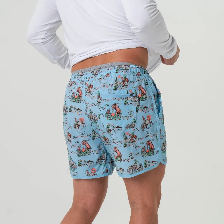 Cowboy Up Swim Trunks