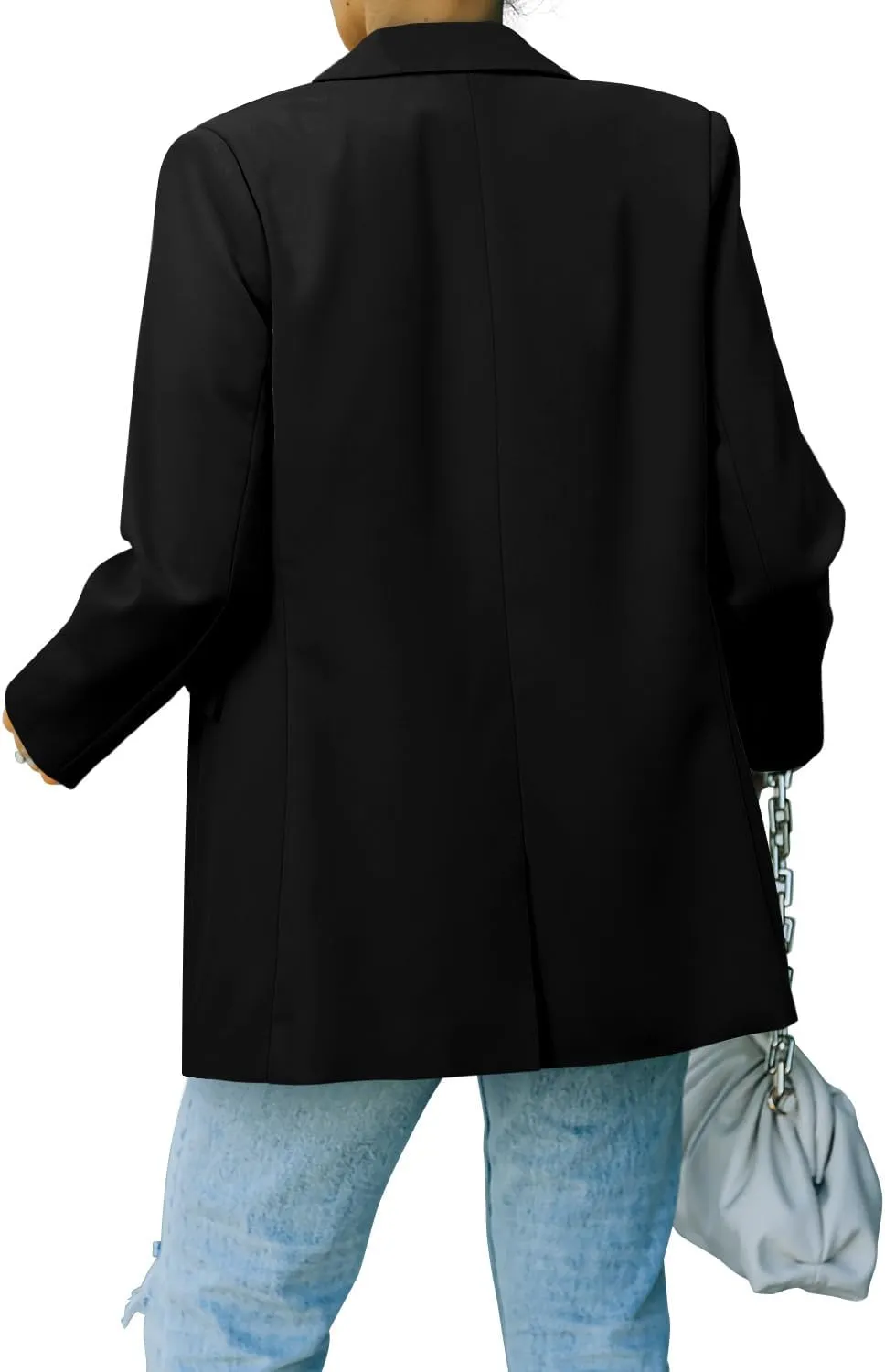 CRAZY GRID Women Business Casual Blazers with Lined Professional Work Suit Jacket with Pockets