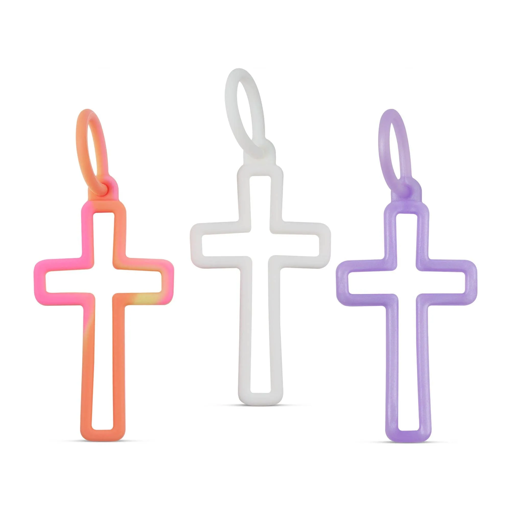 Cross Charm: Believe (3 pack)