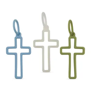 Cross Charm: Believe (3 pack)