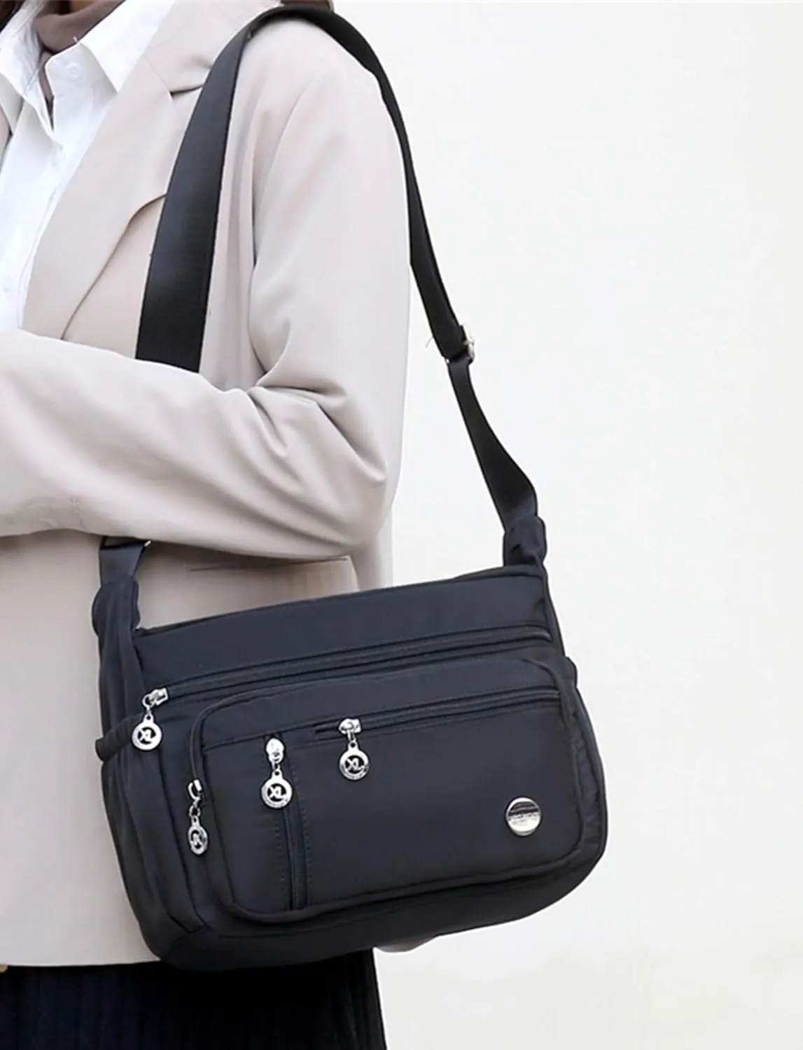 Crossbody Bag Purse for Women, Multiple Pockets Waterproof Shoulder Bag Travel Tote Handbag