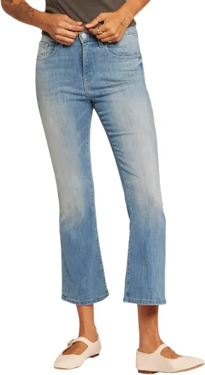 Current/Elliott Women's The Boulevard Crop Bootcut Denim Jean