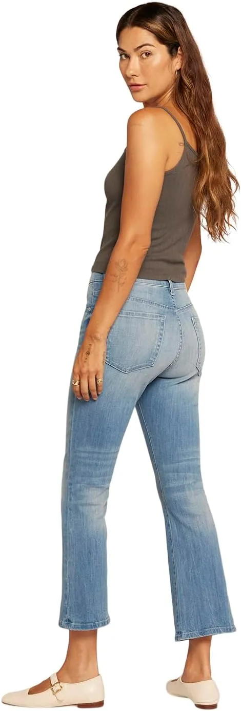 Current/Elliott Women's The Boulevard Crop Bootcut Denim Jean