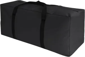 Cushion Storage Bag Garden Waterproof Patio Extra Large Protective Zippered Outdoor Cushions Furniture Oxford Fabric Covers Box 68 x 30 x 20 inch Black
