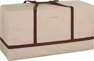 Cushion Storage Bags for Patio Furniture Waterproof 58 inch Long Heavy Duty Oudoor Furniture Cover Storage Bag with Zippers and Handles Dustproof Rectangle Moving Bag
