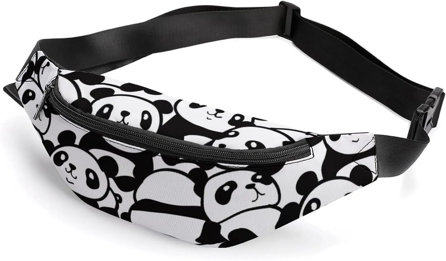 Cute Pandas Unisex Belt Bag Crossbody Bag Fanny Pack Waist Pack Suitable for Travel And Sports, 36*15cm, style-36-1