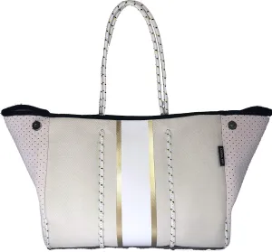 Dallas Hill Designs Large Tote Bag for Women | Neoprene Shoulder Purse | Travel, Beach, Gym Handbag | Extra Pouch