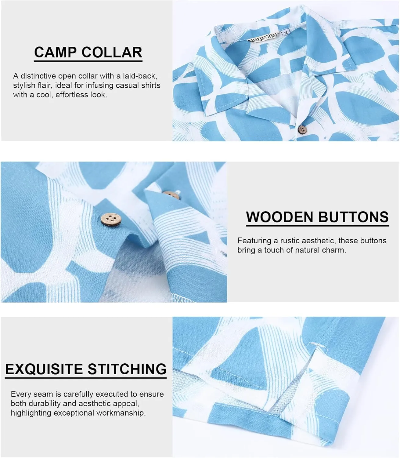 Damipow Linen Shirts for Men Casual Button Down Beach Vacation Shirt Short Sleeve Button Up Shirts with Pocket