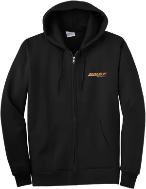 Daylight Sales BNSF Swoosh Zippered Hoodie Sweatshirt [48]