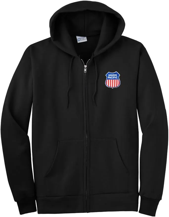 Daylight Sales Union Pacific Raillroad Zippered Hoodie Sweatshirt [47]