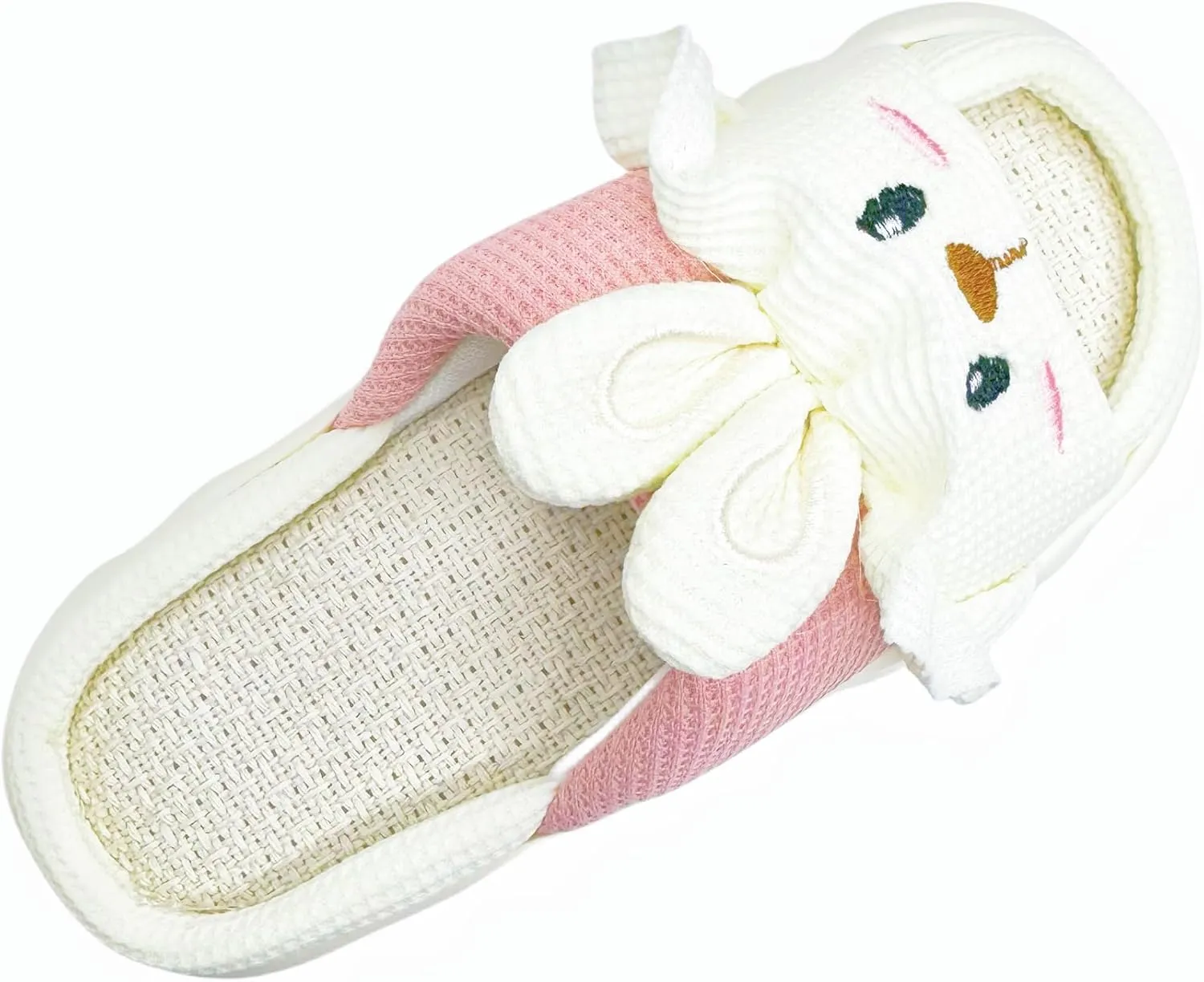 DCLTD Womens Cartoon Animal Slippers Home Linen Slippers Men's and Women's Cartoon Slides Cloud Slippers Super Soft Shoes for Boys and Girls
