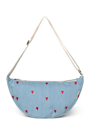 Denim Hearts Adult Fanny Pack