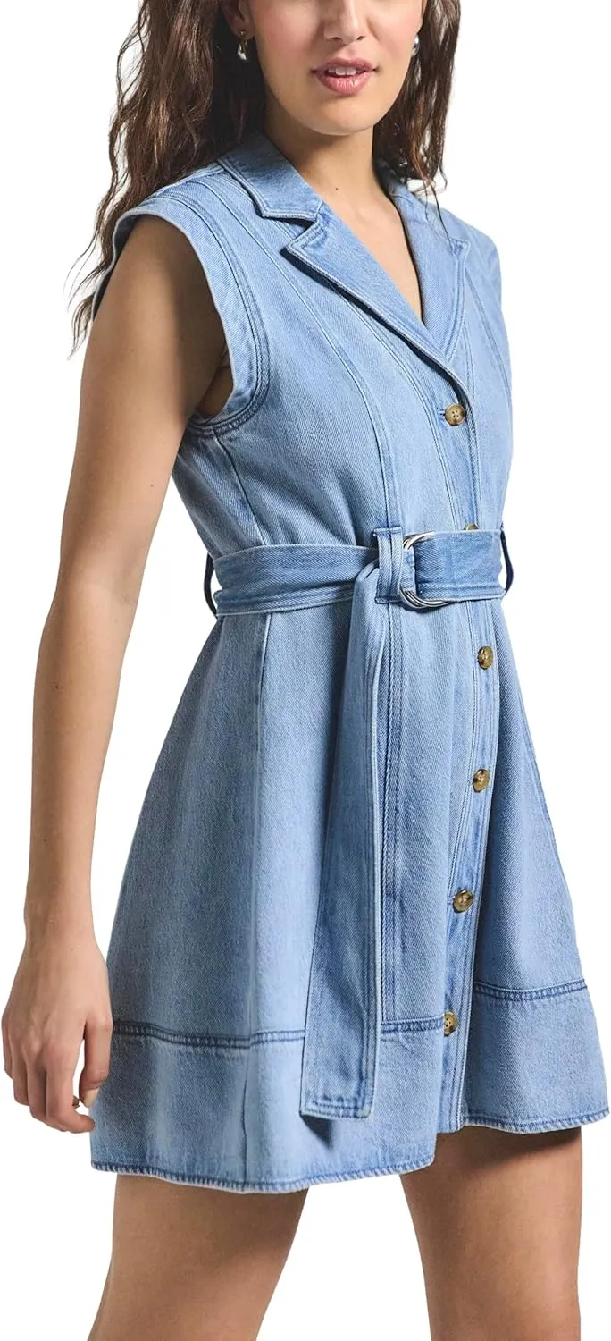 Derek Lam 10 Crosby Women's LYA Belted Denim Dress