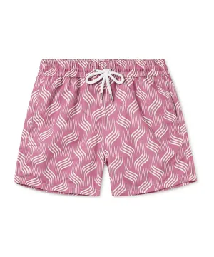 Designer Swim Shorts in Dark Lavender