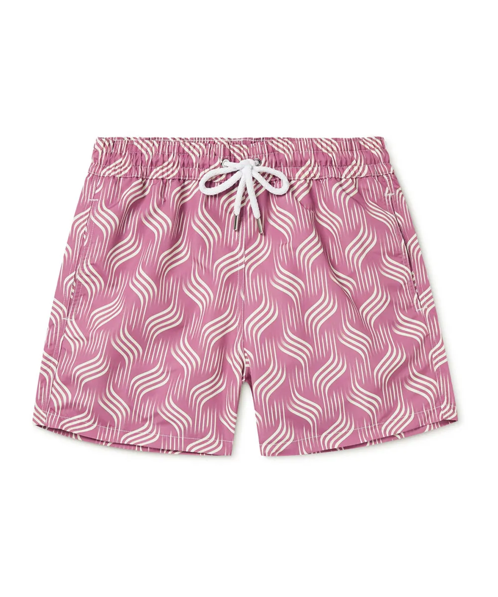 Designer Swim Shorts in Dark Lavender