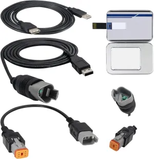 Diagnostic Cable Tool Scanner Kit with Chip FT232RL and Cable Bootstrap Tool Compatible with Evinrude E-tec, Fitch, DI 1999-2020 Outboard Boat Marine Engines, Ytpoools