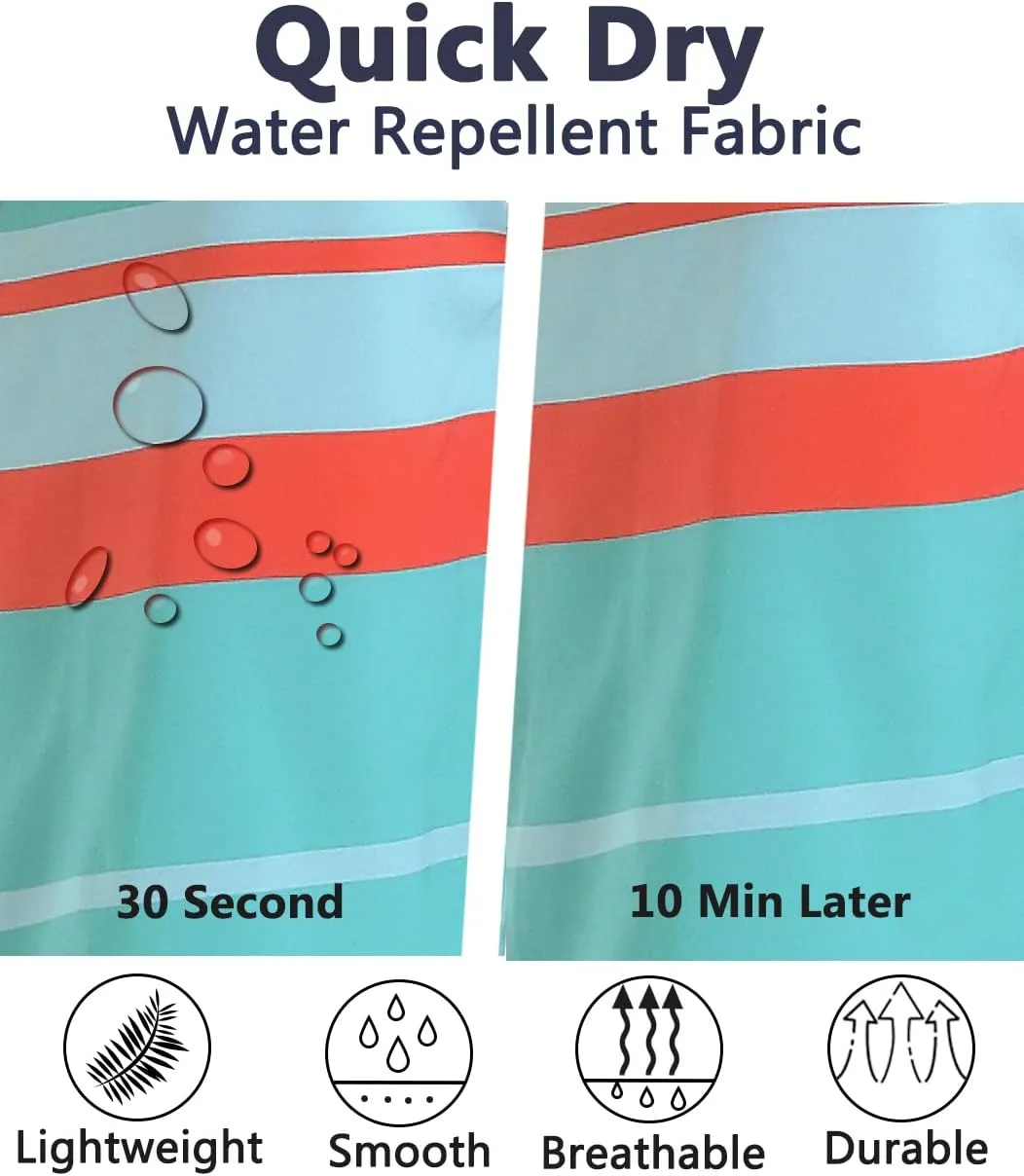 difficort Mens Swim Trunks with Compression Liner Quick Dry Bathing Suits Shorts with Zipper Pockets