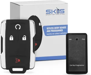 DIY Key Fob Replacement Keyless Compatible for Chevy for GMC Sierra Chevrolet Silverado 1500 2500 3500 2014-2020 GMC Canyon Chevy Colorado 2015-2021 M3N32337100