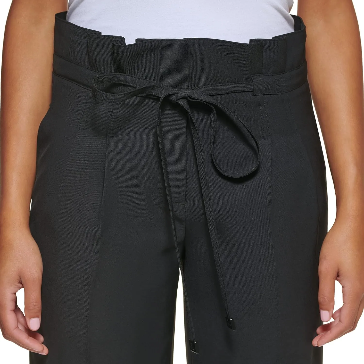 DKNY Women's Misses Paperbag Waist Pant