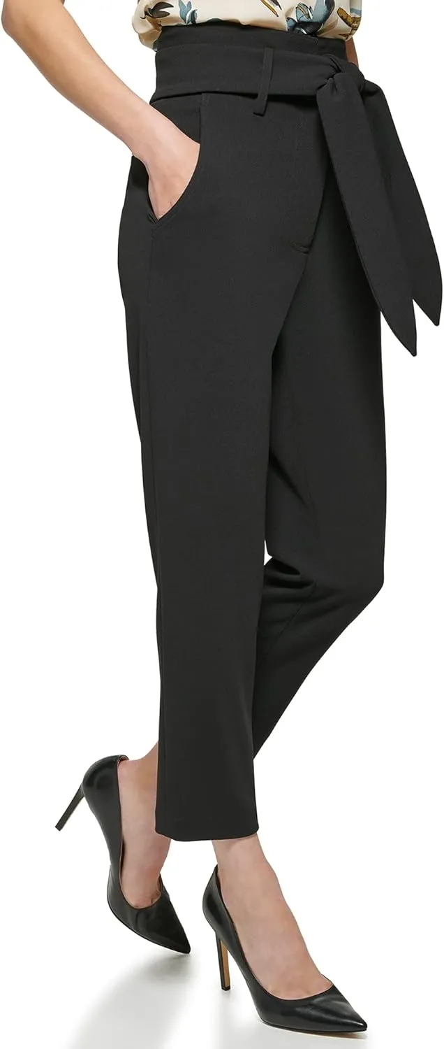DKNY Women's Paperbag Waist Pant