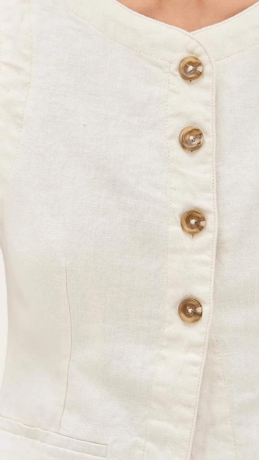 DL1961 Women's Amalie Linen Top