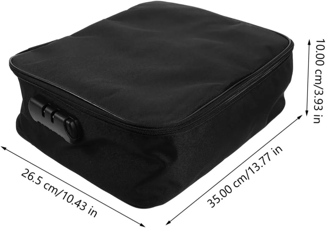 Document Holder Bag Important Secure File Organizer Portable Travel Storage Case