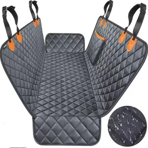 Dog Car Seat Cover for Mazda Biante 2008-2018, Waterproof Car Seat Protector Scratch Proof Dog Hammock for Back Seat Travel Accessories,D