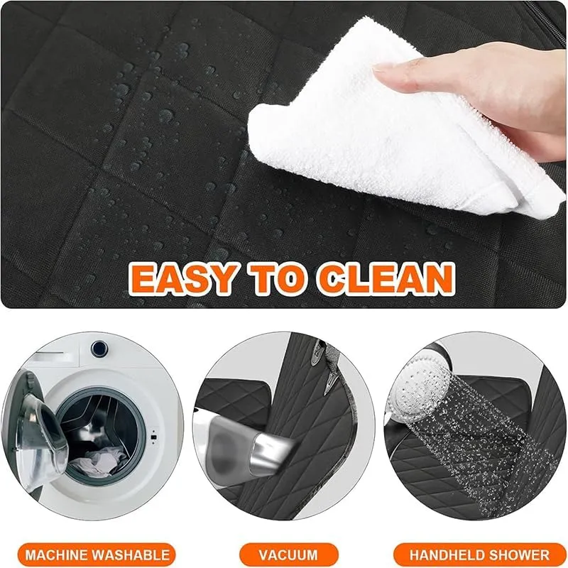 Dog Car Seat Cover for Mazda Biante, Dog Car Seat Cover for Back Seat Nonslip Waterproof Back Seat Pet Cover Dog Hammock for Car with Side Flap,C