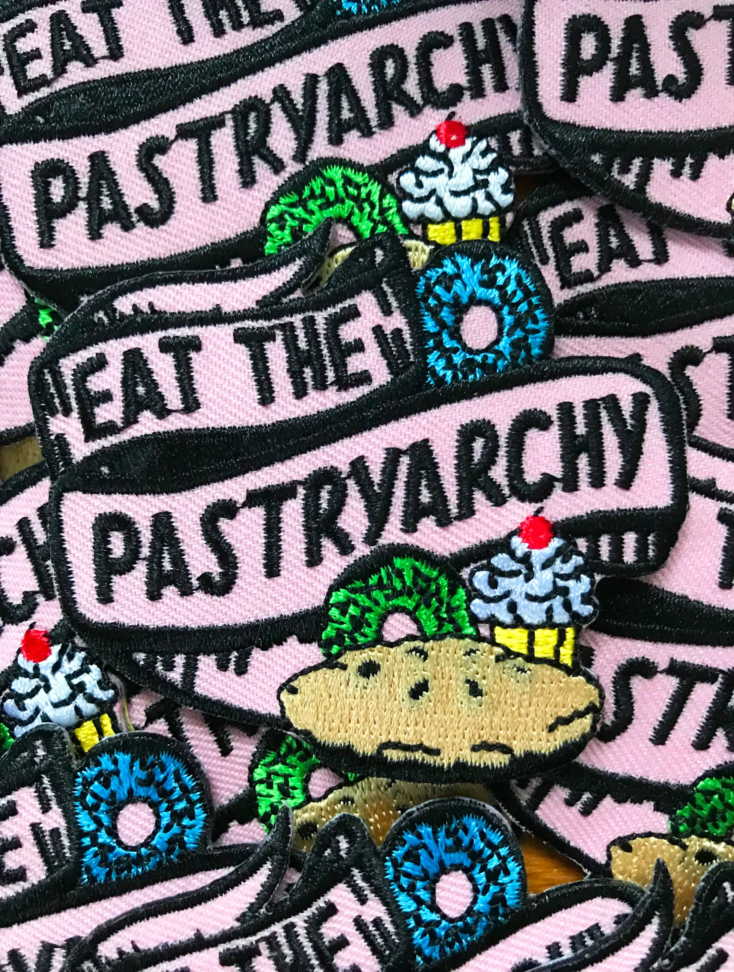Eat the Pastryarchy Iron-on Patch