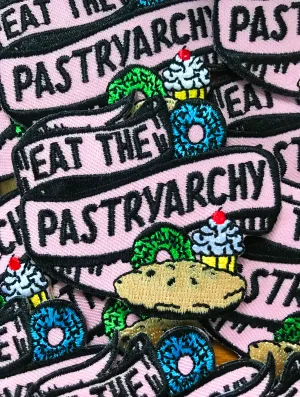 Eat the Pastryarchy Iron-on Patch
