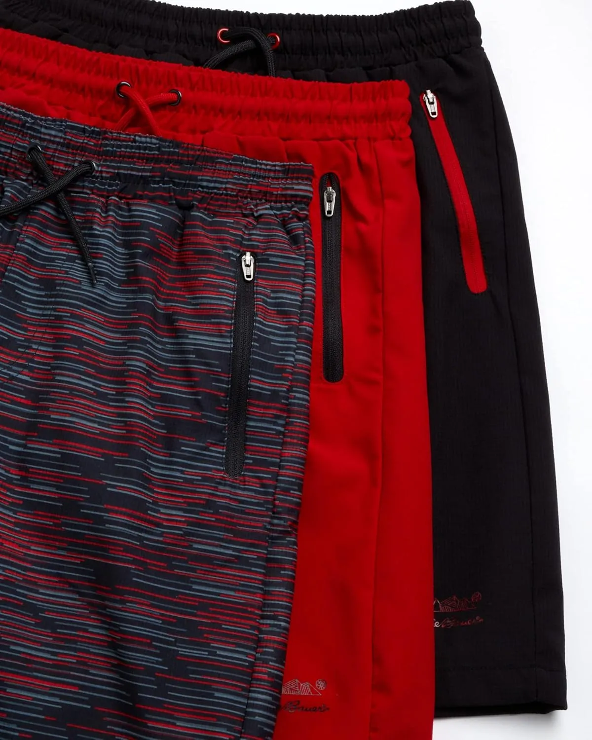 Eddie Bauer Boys' Active Shorts - 3 Pack Quick Dry Athletic Shorts - Hybrid Mesh Performance Shorts for Boys (4-16)