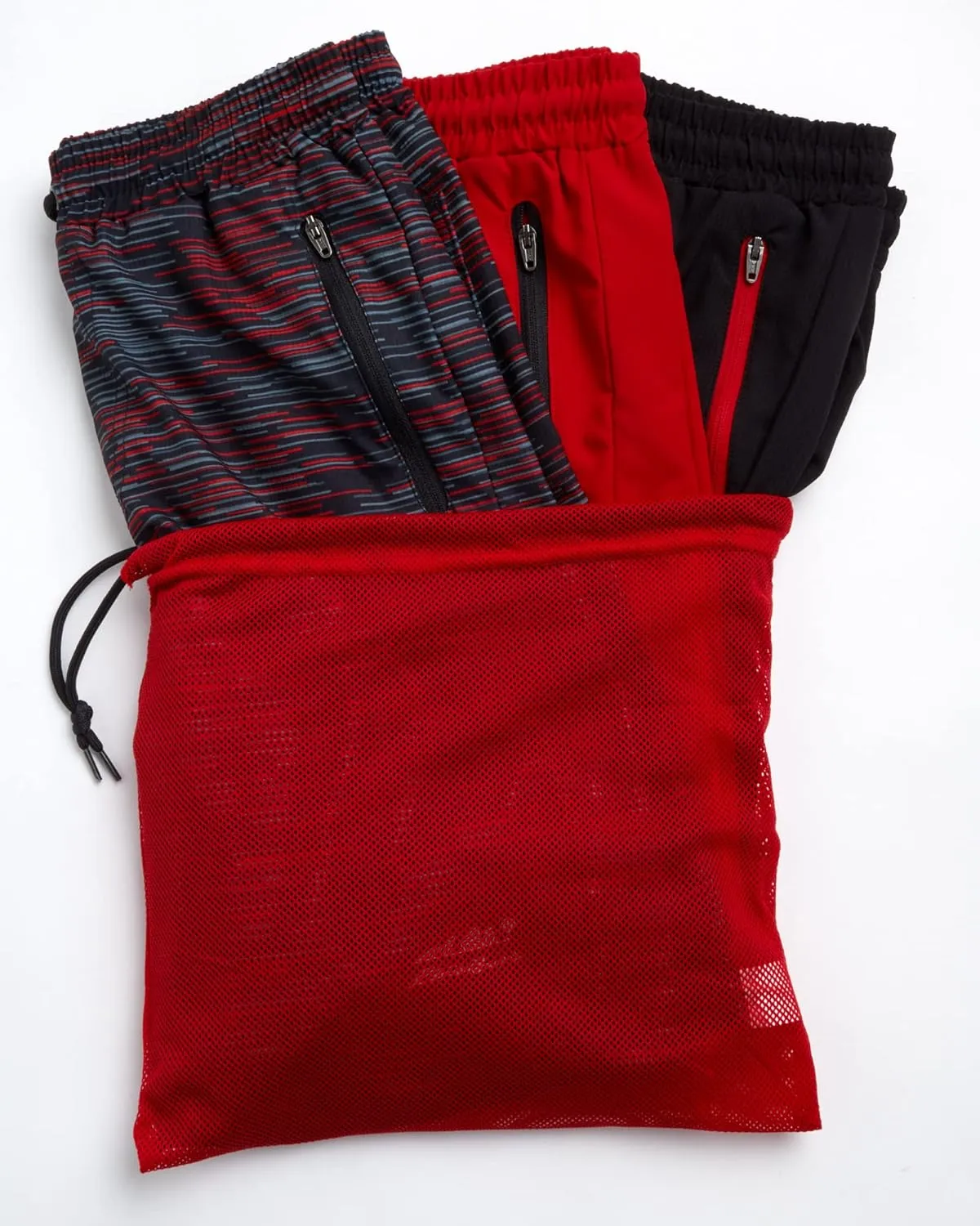 Eddie Bauer Boys' Active Shorts - 3 Pack Quick Dry Athletic Shorts - Hybrid Mesh Performance Shorts for Boys (4-16)