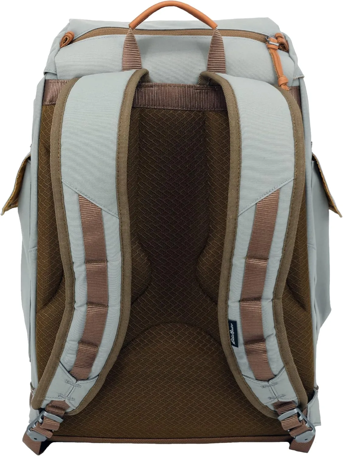 Eddie Bauer Bygone Backpack with Exterior Pockets and Laptop Compatible Sleeve, Light Heather Grey, 25L