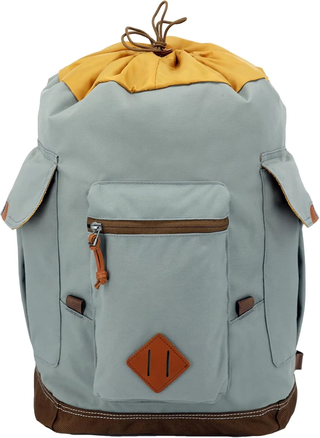 Eddie Bauer Bygone Backpack with Exterior Pockets and Laptop Compatible Sleeve, Light Heather Grey, 25L