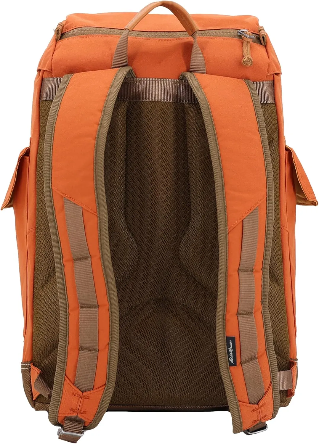 Eddie Bauer Bygone Backpack with Exterior Pockets and Laptop Compatible Sleeve, Terracotta, 25L