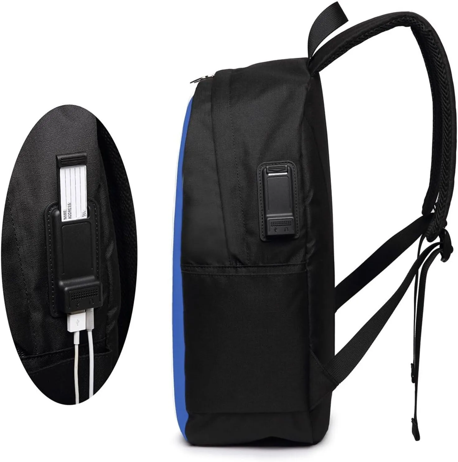 El Salvador Flag Laptop Backpacks Travel Backpack Casual Business Daypack Sport Rucksack Computer Bag Fits up to 17 Inch Notebook with USB Port