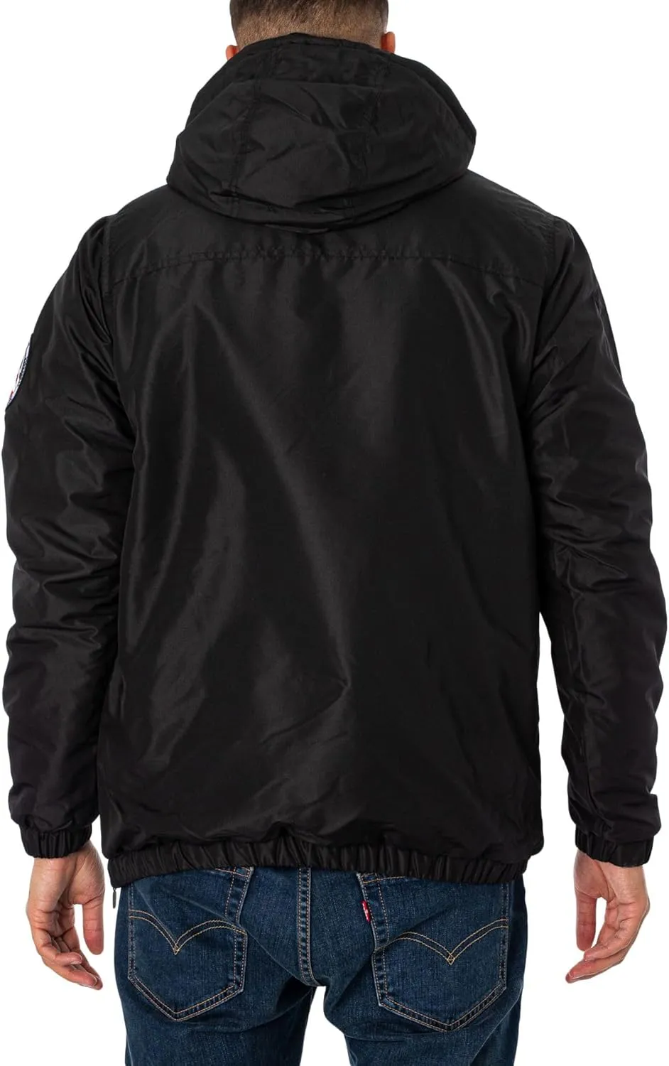 Ellesse Men's Monterini Pullover Jacket, Black