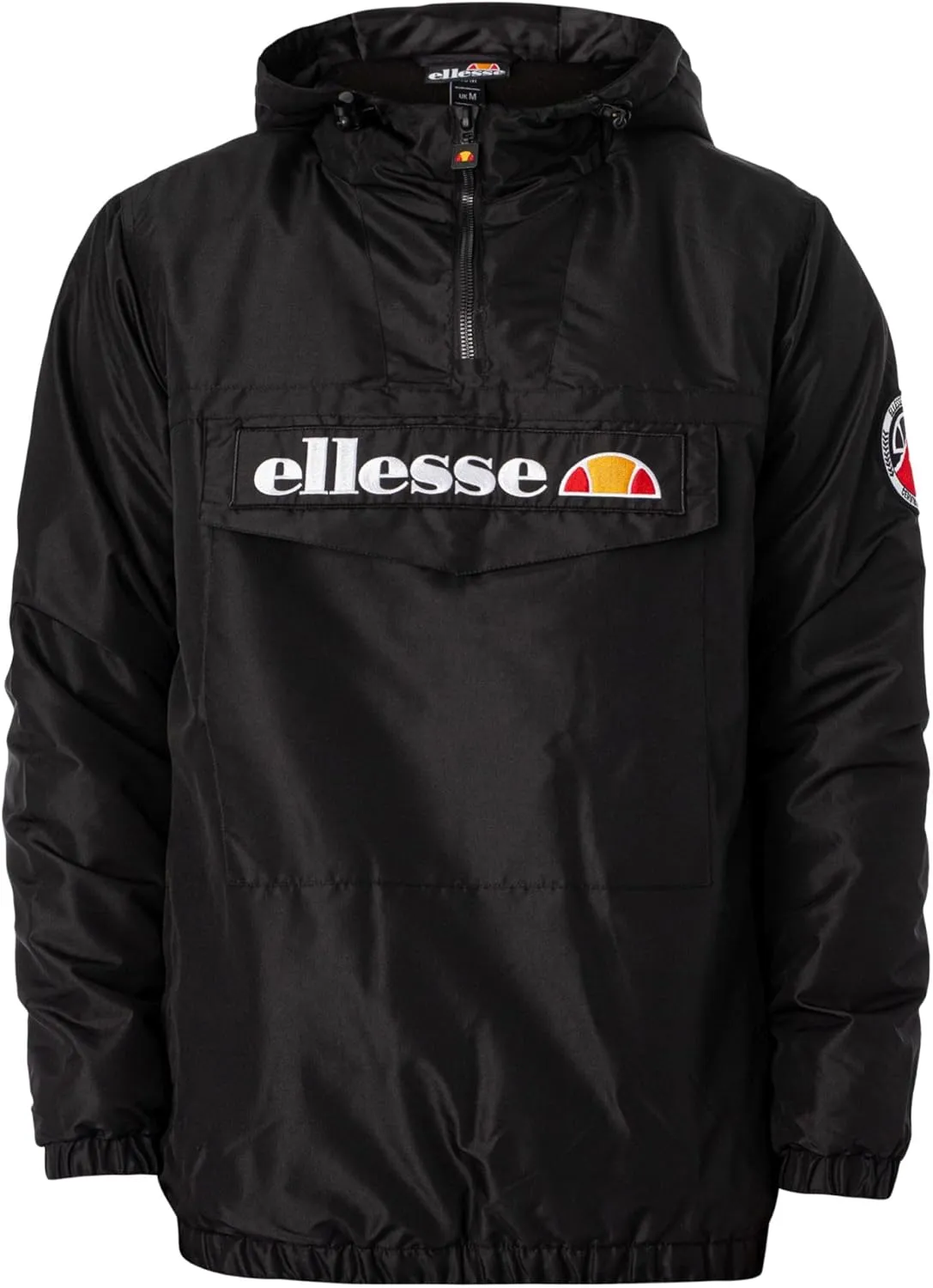 Ellesse Men's Monterini Pullover Jacket, Black