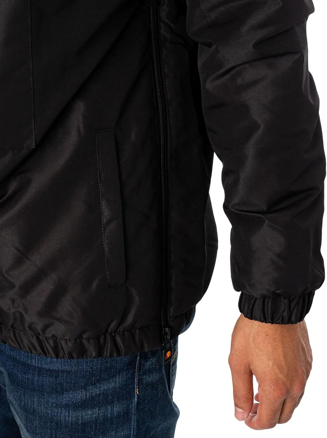 Ellesse Men's Monterini Pullover Jacket, Black