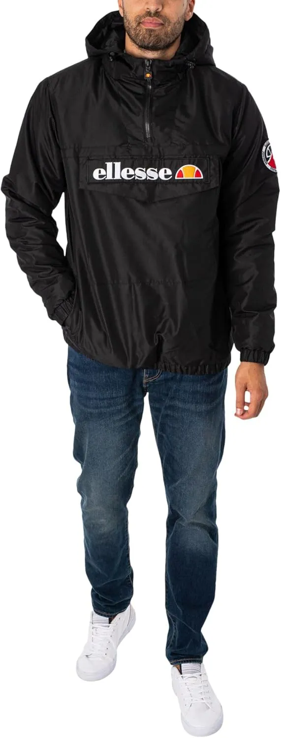 Ellesse Men's Monterini Pullover Jacket, Black