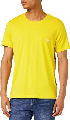 Emporio Armani Men's Denim Taping Crew Neck T-Shirt