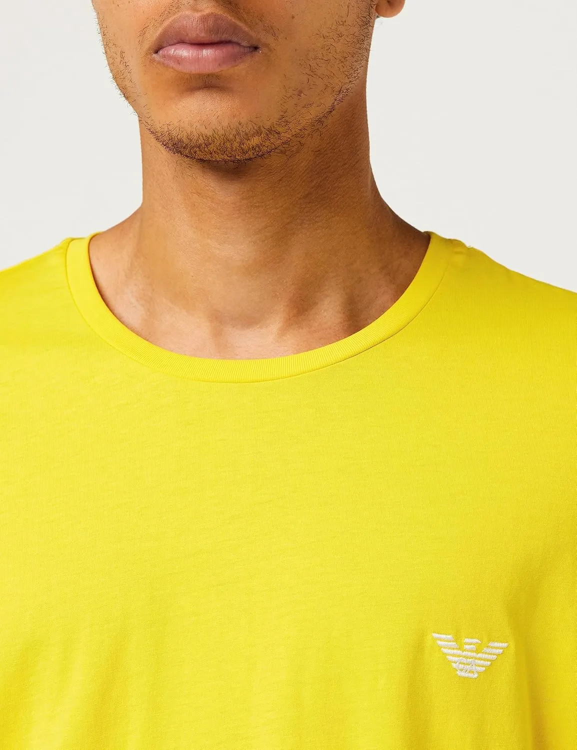 Emporio Armani Men's Denim Taping Crew Neck T-Shirt