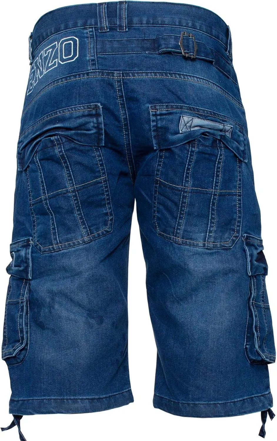 Enzo Jeans Men's Classic Relaxed Fit Cargo Short