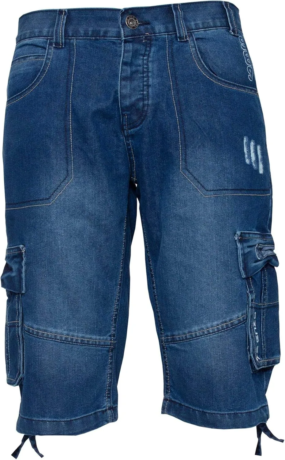 Enzo Jeans Men's Classic Relaxed Fit Cargo Short