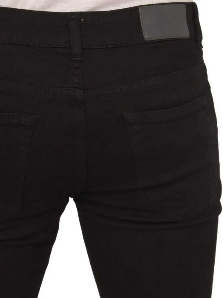 ENZO Mens Super Skinny Slim Fit Stretch Denim Retro Jeans Pants