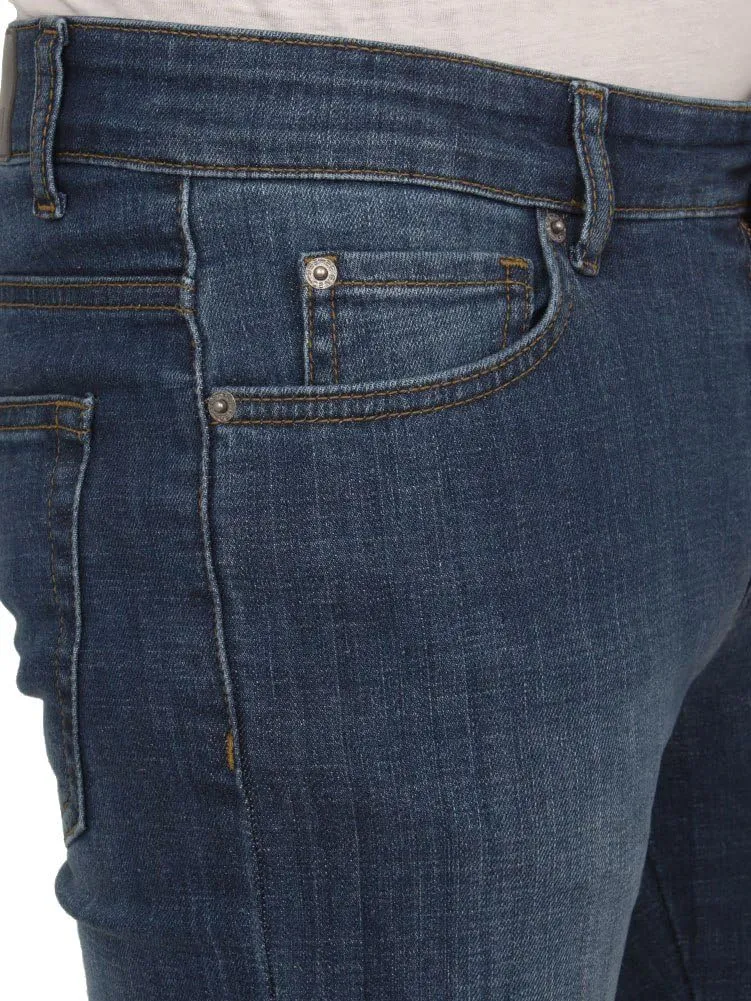ENZO Mens Super Skinny Slim Fit Stretch Denim Retro Jeans Pants